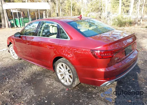2019 Audi A4 45 Premium из США, поврежденный, VIN WAUDNAF41KA111489